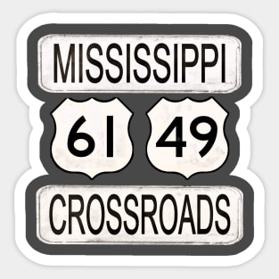 crossroads Sticker